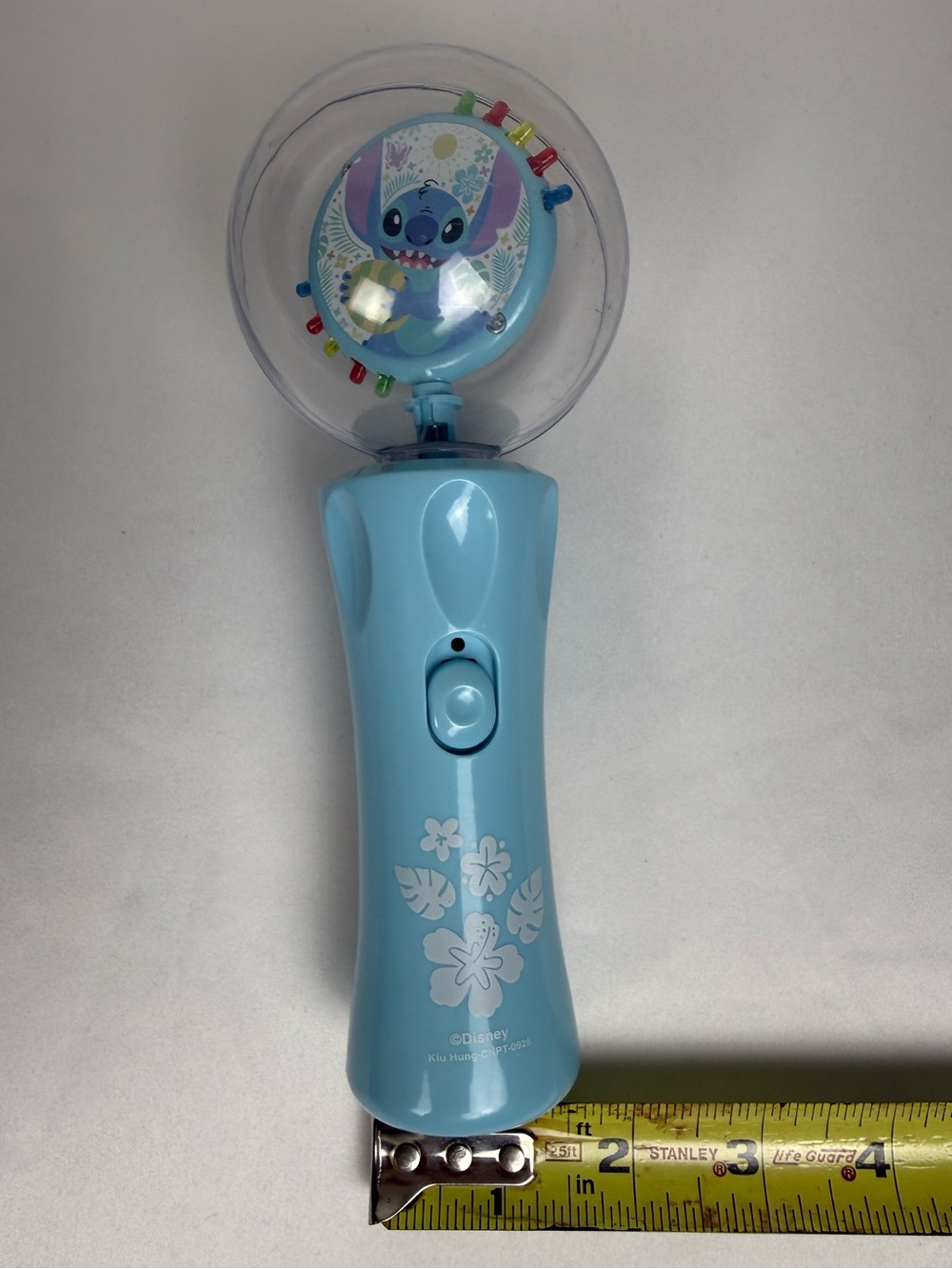 Disney Stitch Bubble Wand Light-Up Spinner Toy Blue Fun Indoor/Outdoor Play 💙 - Picture 7 of 8